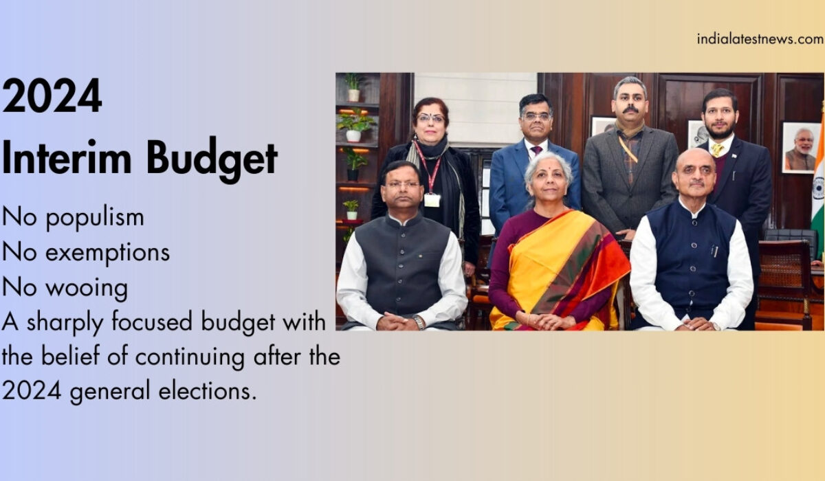 2024 interim budget economy nirmala sitharaman modi election